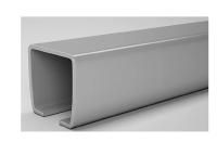 Балка направляющая (профиль, шина, рельс) 9 метров 70x60x3,5 мм SG.01.002.A для откатных (сдвижных) ворот, неоцинкованная ALUTECH фотография