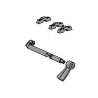 ASW.4027 Шток разблокировки (комплект) для распашного привода An-motors фотография