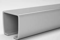 Балка направляющая (профиль, шина, рельс) 7 метров 94x85x5 мм для откатных (сдвижных) ворот, оцинкованная ALUTECH фотография