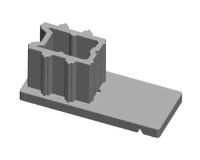 ALUTECH GRP53: Заглушка торцевая GRP53 (цв. 122) фотография