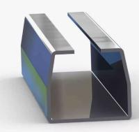 Балка направляющая (профиль, шина, рельс) 6 метров 94x85x5 ММ SG.02.001.A для откатных (сдвижных) ворот, оцинкованная ALUTECH фотография