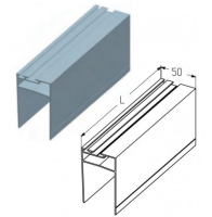 ALUTECH: 401420200 - Профиль воротный  PRD02-7000 фотография