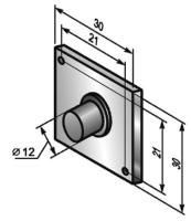 ALUTECH SBB12/30: Суппорт подшипника SBB12/30 (цв. 60) фотография