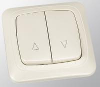 ALUTECH: Выключатель KU/1. Клавишный выключатель для рольставней. фотография