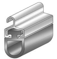 ALUTECH ES/77I: Профиль концевой ES/77I (цв. 122) фотография