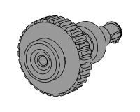 ALUTECH RTO.20-F: Выходной вал с колесом червячным фотография