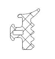 ALUTECH:  10415900 - Уплотнитель резиновый  FRK29-01 фотография