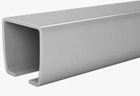 Балка направляющая (профиль, шина, рельс) 7 метров 70x60x3,5 мм SG.01.001.A для откатных (сдвижных) ворот, оцинкованная ALUTECH фотография