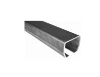 Балка направляющая (профиль, шина, рельс) 6 метров 70x60x3,5 мм SG.01.002.A для откатных (сдвижных) ворот, неоцинкованная ALUTECH фотография