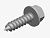 ALUTECH:408010200 - Винт самонарезающий 6.3х16  6,3x16S-SS фотография